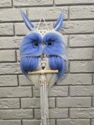 Sowa z makramy. Szerokość 25cm,  długość 50cm