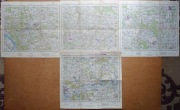 Unikat Zestaw Map Sztabowych 1948/53 Garwolin Żelechów Łuków  Dęblin TAJNE 