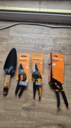 Fiskars zestaw narzędzi ogrodowych podręcznych sekatory nozyce
