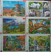Puzzle TREFL zestaw 6x 1500el. 