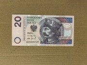 20 zł 1994 stan 1 seria GU