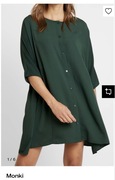 Monki tunika koszula zieleń