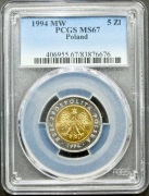 5 ZŁ 1994, NOMINAŁ, PCGS MS67 #35