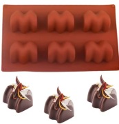 Duży ZYGZAK 6gn forma silikonowa 29.5*17.5*4.6 do Pieczenia Monoporcje 