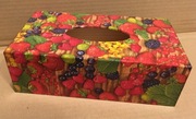 Chustecznik nowy decoupage pudełko na chusteczki