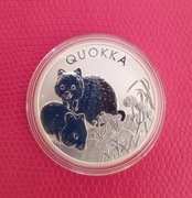 1 Dolar Australian Quokka uncja srebra 9999 z 2022 roku.