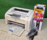 Drukarka laserowa HP 1018 -  nowy toner + komplet kabli