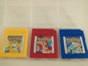 3 gry Pokemon - BLUE RED YELLOW Gameboy Nintendo Color/Advance/Classic NOWE