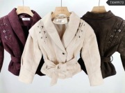 Nowa beżowa kurtka Yoyo stylowa ramoneska hit wiosna 2026 r. 104 