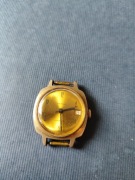 Stary zegarek RUHLA Antymagnetic złota tarcza datownik