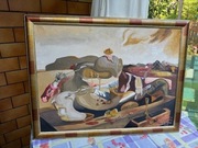 Obraz na płótnie reprodukcja Salvador Dali Autumn Cannibalism