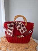 Torebka kuferek ręcznie wykonana