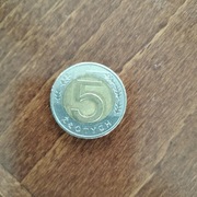 Destrukt moneta 5 zł 