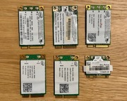 Zestaw 6 kart WiFi Intel Mini PCIe | 5100, 4965AGN, 2230 | Serwis