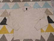 Sweter River Island L z wełną beżowy