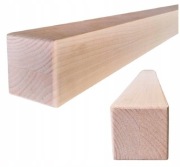 Sprzedam dwa słupki bukowe do balustrad schodów – wymiary 8x8 cm