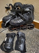 Łyżworolki POWERBLADE FX90 + ochraniacze OXELO