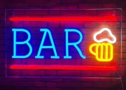 Neon LED BAR szyld do lakalu restauracja pub party