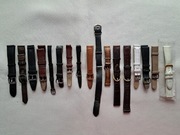 Paski do zegarków  z  PRL-u i przedwojenne  17 szt . 