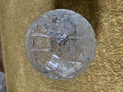 Kryształ wazon kula wys 16 cm