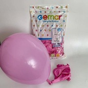 Różowe BALONY klasyczne Gemar 10" (25 cm) – 5 szt./opak.