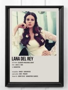 Plakat A4 kodak lana del rey 
