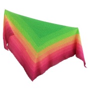 Chusta NIE MECH ręcznie robiona 180 x 78 bawełna