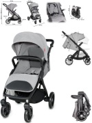 Wózek spacerowy Moby-System NADIA - szary