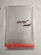 Torebki foliowe celofanowe 150x200 z taśmą klejącą zaklejane 15x20+5