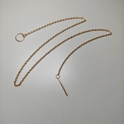 Złoty Łańcuszek Delikatny Minimalistyczny