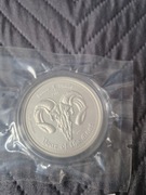 Ghana 5 Cedis 2015 Rok Kozy zgrzewka BU nakład 2000 sztuk