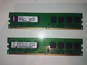 Kości RAM DDR2 po 1GB - Kingston KVR800D2N5K2/2G