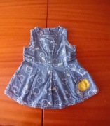 sukieneczka -delikatny sztruks -rozmiar 62/69cm