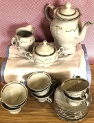 Serwis kawowy herbaciany  - porcelana PRL- Wałbrzych Vintage