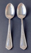 Łyżeczki Posrebrzane Simeon L. & George H. Rogers Company XII 2 szt.