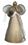 Figurka anioł aniołek bez twarzy stojący wiszący 21cm