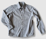 M&S wizytowa koszula szara długi rękaw 134-140cm