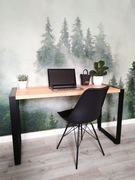 Biurko, loft, industrialne, drewno