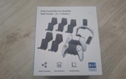 Uchwyt Na Ścianę Pad Kontroler Ps5 Ps4 komplet 6 szt + 1 na słuchawki.