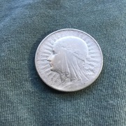 5 złotych 1932 Głowa kobiety srebro 
