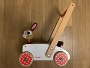 Janod Chodzik Drewniany Wózek Szalony Królik