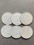 Polska PRL - 1 złoty 1988 -