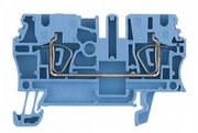 Złączka szynowa przelotowa sprężynowa ZDU 2,5 BL Weidmuller bl zugi 100 szt