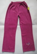 Spodnie polarowe różowe  152