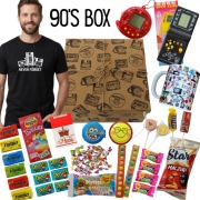 PREZENT Nostalgia BOX Lata 80/90 Retro Koszulka + Gadżety, Słodycze