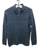Gruby wełniany sweter Dunnes XL 55% merino wool
