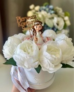 Flower Box Komunijny dla Dziewczynki