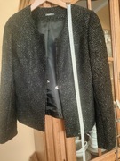 Żakiet czarny z długimi rękawami 