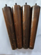 Nóżki do komody, szafki PRL Vintage komplet 4 szt.