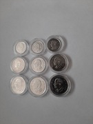 2023-2025 - Kanada, set menniczy w kapslach (9 monet)